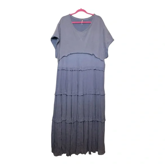 free people stacy midi dress Free People | Dresses | Womens Free People Stacy Midi Dress In Blue Size Xl